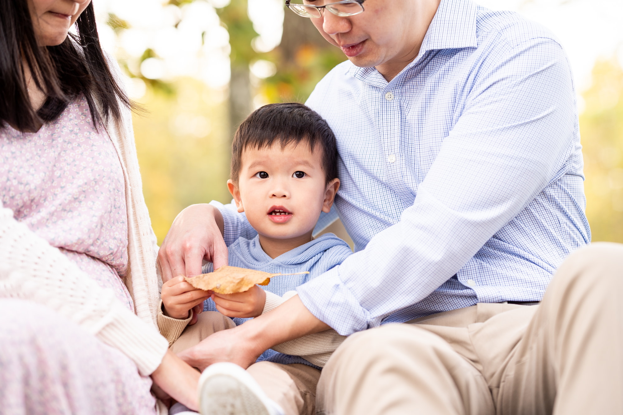 Candid laughing moment