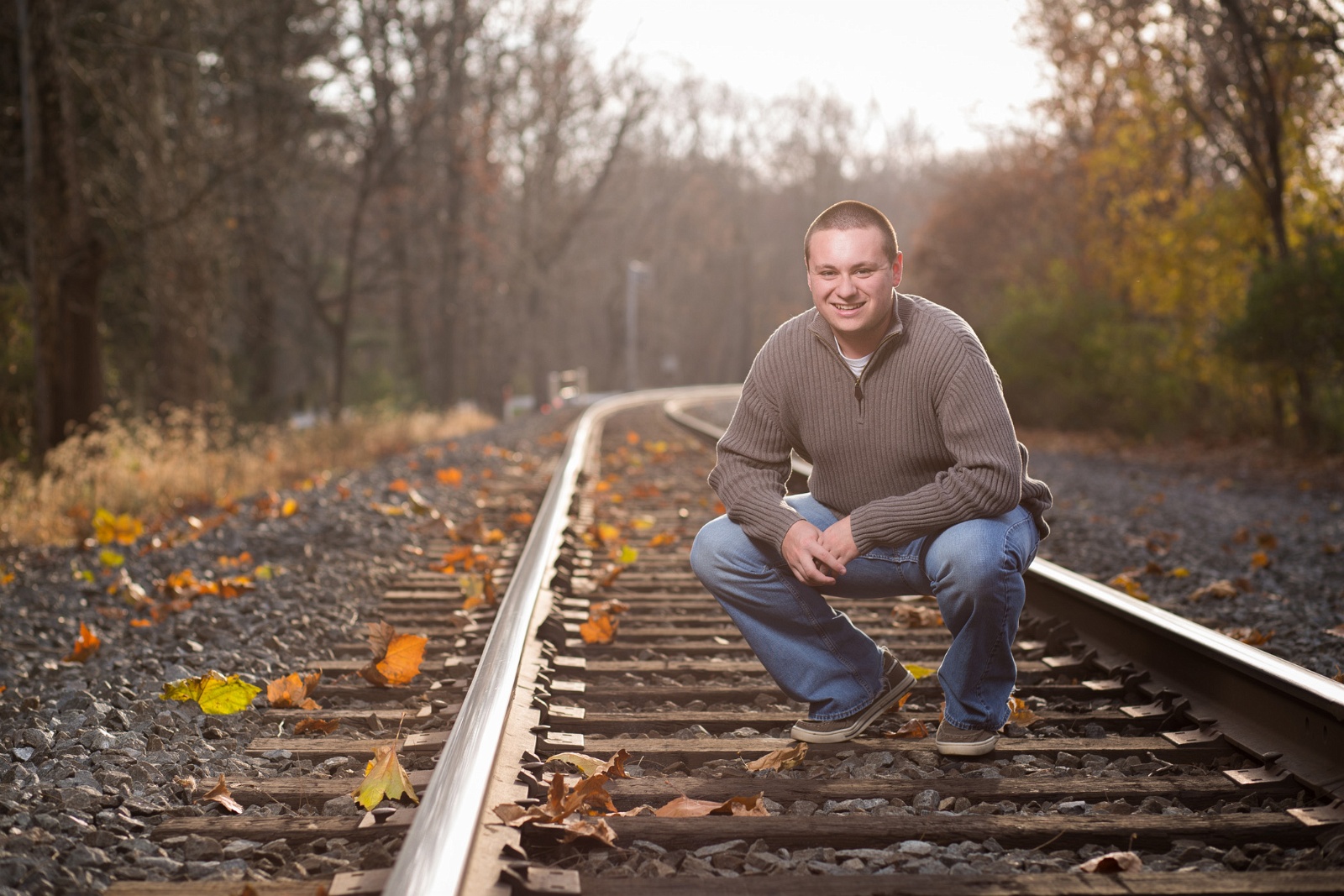 Senior girl close-up natural light portrait