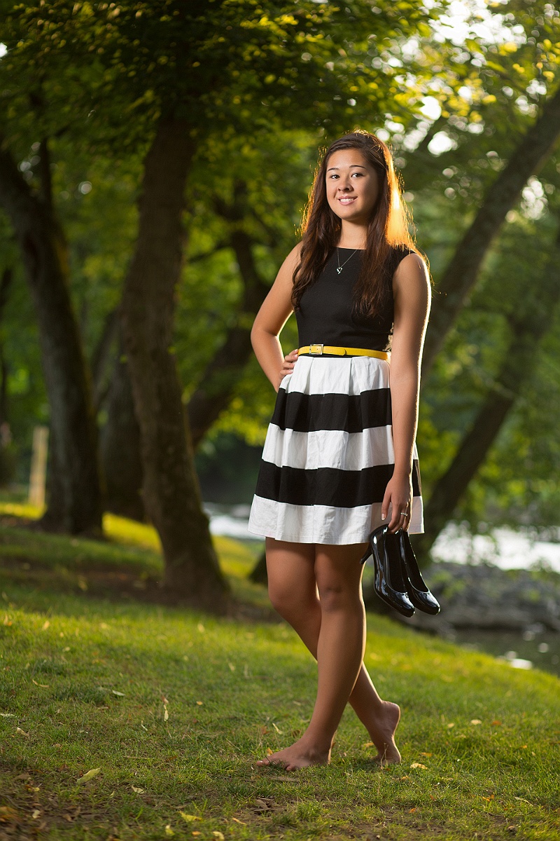 Senior boy urban casual portrait