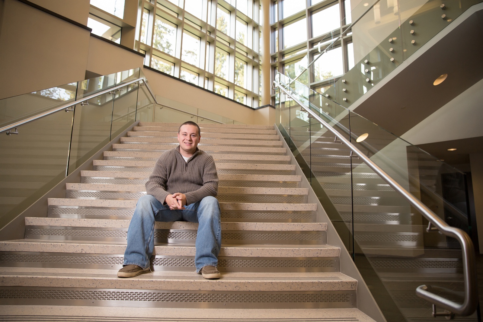 Senior girl with a bright, welcoming smile