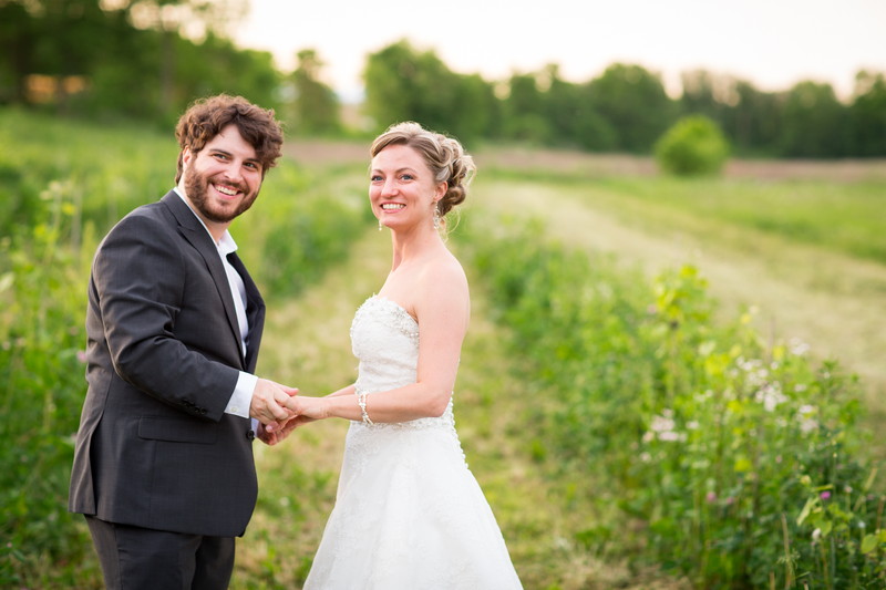 Johanna and Kyle embracing during a photoshoot